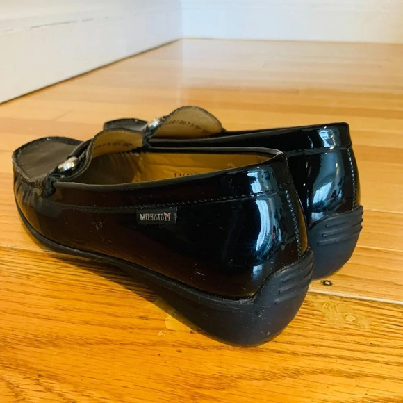 Mephisto 'Cool Air' Loafers Women's Shoes Patent Leather Slip On Moc Size 9 - Picture 9 of 14